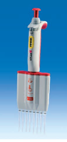Дозатор пипеточный 8-канальный VITLAB micropipette-8 (20 - 200 мкл)