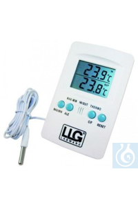 Термометр цифровой с уличным датчиком (-50+70°C) (LLG 9243165)