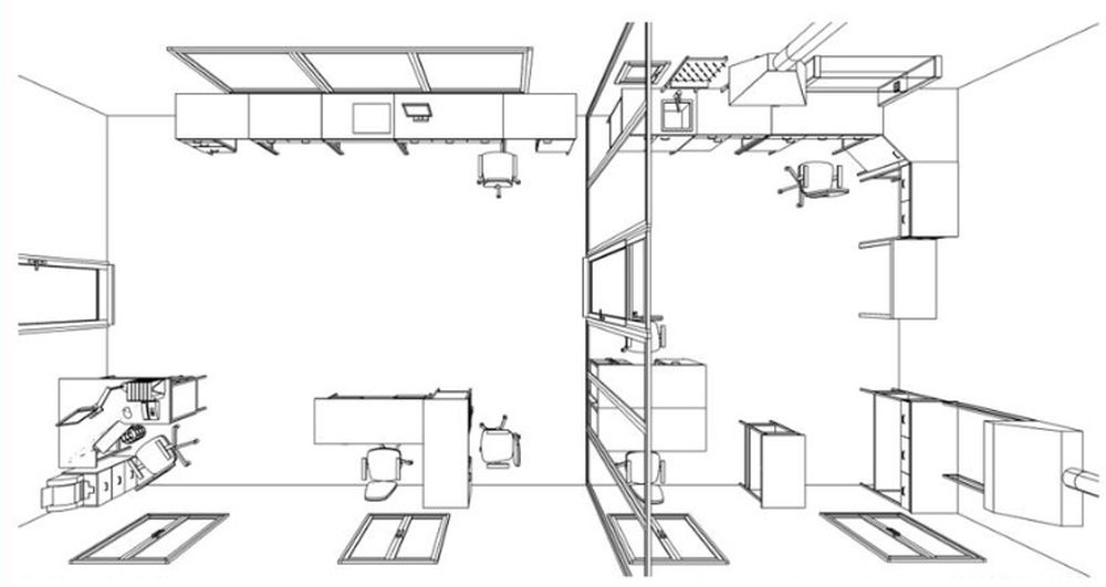Планировка лаборатории схема
