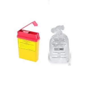 Контейнеры, пакеты для утилизации медицинских отходов